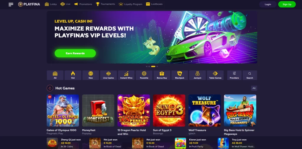 Playfina Casino